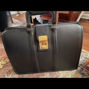 Vintage Coach Travel Bag with lock